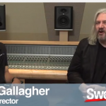 Rick Camp chats with Mitch Gallagher at Sweetwater Gearfest
